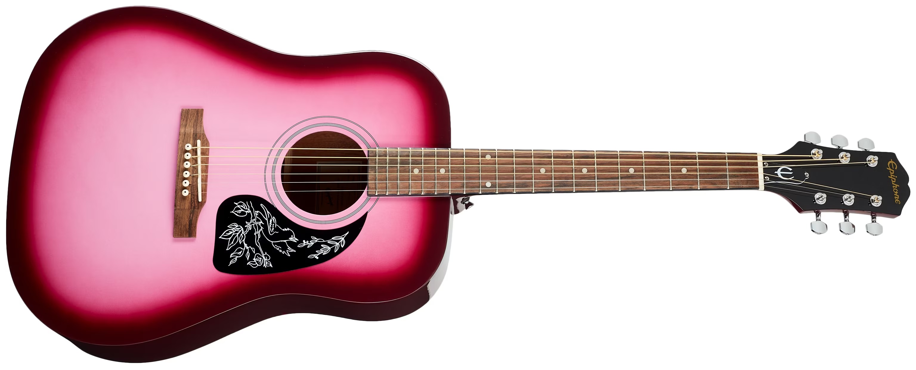 Epiphone Starling Square Shoulder Hot Pink Pearl